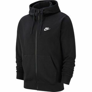 Nike NSW CLUB HOODIE FZ FT M Férfi pulóver, fekete, méret kép