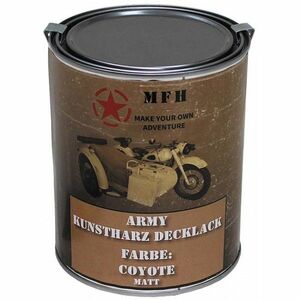 MFH katonai festék coyote matt, 1 liter kép
