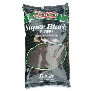 Sensas 3000 Super Black Riviere 1 kg kép