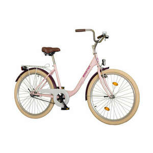 Koliken Feliz női Városi Kerékpár 26" - rózsaszín kép