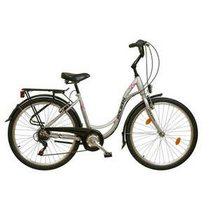 Koliken SweetBike SX6 női Városi Kerékpár 26" - ezüst kép