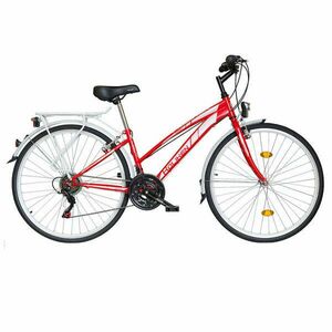 Koliken Gisu váltós női Trekking Kerékpár 28" - piros-fehér kép