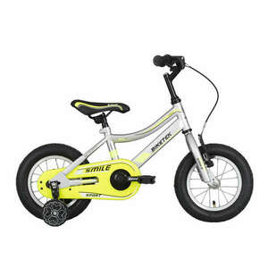 Koliken Biketek Smile gyerek Kerékpár 12" - ezüst-sárga kép