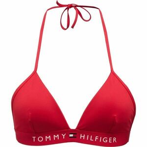 Tommy Hilfiger TH ORIGINAL-TRIANGLE FIXED FOAM Női fürdőruha felső, piros, veľkosť XS kép