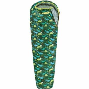 Loap BASE DINOS Gyerek hálózsák, zöld, veľkosť 160 cm - jobb cipzár kép