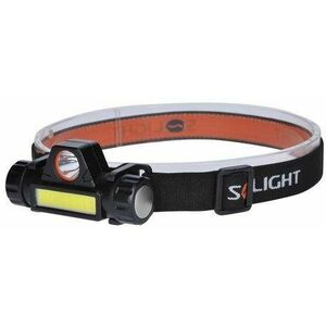 Solight Újratölthető LED fejlámpa 3W + COB150 + 120lm Li-ion USB kép