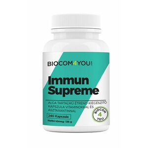 Immun Supreme 240 kapszula (alga komplex készítmény) - Biocom kép