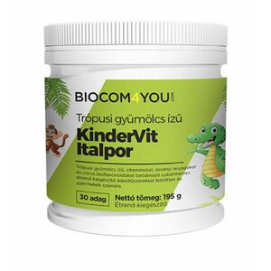 Kindervit trópusi gyümölcs ízű italpor - Biocom kép