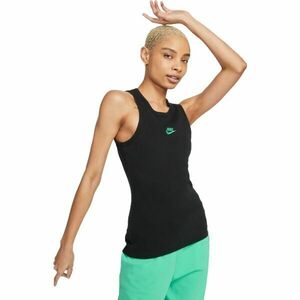 Nike NSW TANK RIB SW Női ujjatlan póló, fekete, méret kép