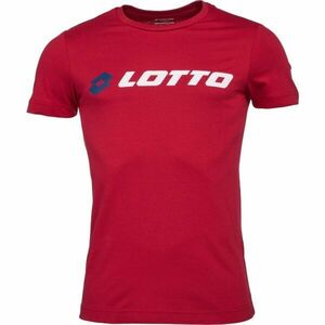 Lotto MSC TEE II LOGO Férfi póló, piros, veľkosť M kép