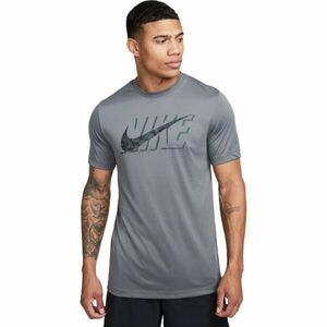 Nike NK DF TEE RLGD CAMO Férfi póló edzéshez, szürke, veľkosť S kép