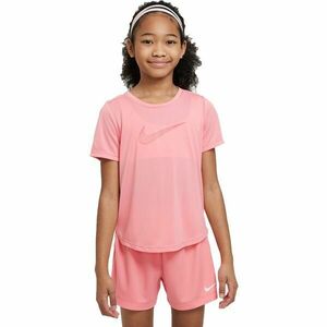 Nike DF ONE SS TOP GX G Lány póló, rózsaszín, méret kép