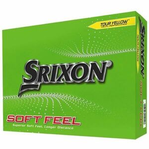 SRIXON SOFT FEEL 12 pcs Golflabda, sárga, méret kép