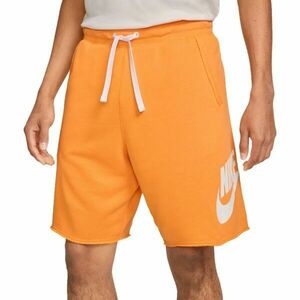 Nike CLUB ALUMNI HBR FT SHORT Férfi rövidnadrág, narancssárga, veľkosť XL kép