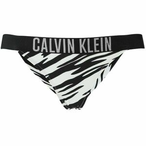 Calvin Klein INTENSE POWER-BRAZILIAN-PRINT Női fürdőruha alsó, fekete, veľkosť L kép