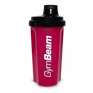 Shaker piros 500 ml - GymBeam kép