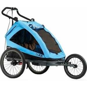 taXXi Kids Elite Two Cyan Blue Gyerekülés és pótkocsi kerékpárokhoz kép