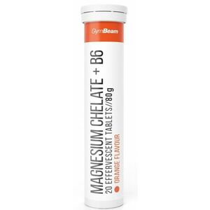 Tabletek GymBeam Magnesium chelate + B6 - GymBeam Orange kép