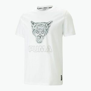 Férfi kosárlabda póló PUMA Clear Out puma fehér kép