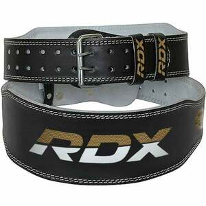 6“ Leather fitnesz öv Black/Gold - RDX Sports kép