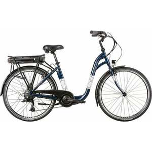 DEMA E-Silence Blue/White Trekking / City elektromos kerékpár kép