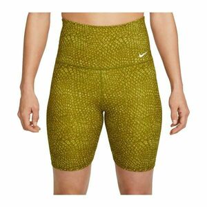 Nike ONE HR 7IN SHORT AOP Női rövidnadrág, sárga, méret kép