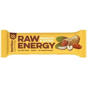 Bombus Raw Energy Peanuts & Dates 50 g kép