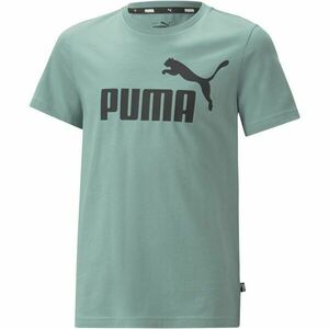 Puma ESS LOGO TEE B Fiú póló, zöld, veľkosť 116 kép