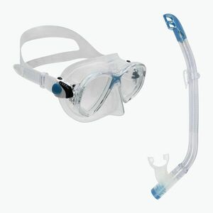 Cressi gyerek snorkel szett Marea Top maszk + snorkel tiszta kék DM1000062 kép