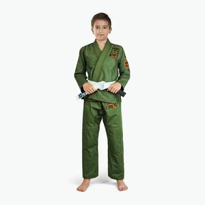 GI a gyermek brazil jiu-jitsu Ground Game Junior 3.0 zöld kép