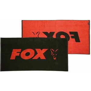 FOX Beach Towel Black/Orange kép