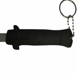 IdeallStore® automata vadászkés, Standard penge, fém, 13 cm, fekete kép