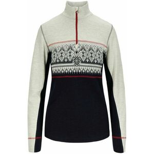 Dale of Norway Moritz Basic Womens Sweater Superfine Merino Navy/White/Raspberry M Szvetter kép