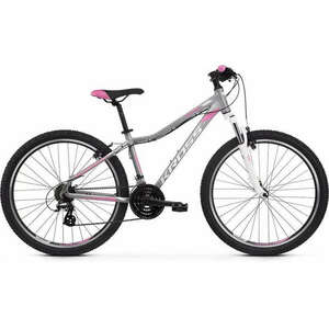Kross Lea 2.0 SR női ezüst-pink MTB 27, 5" kerékpár 2022 kép