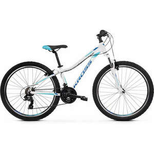 Kross Lea 1.0 SR női fehér-kék MTB 26" kerékpár 2022 kép
