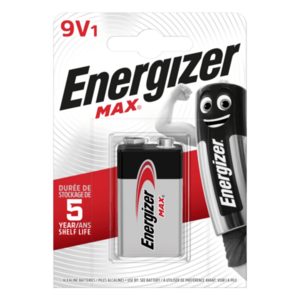 Energizer MAX alkáli elem 9V 522, 1db kép