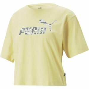 Puma SUMMER SPLASH GRAPHIC TEE Női kosárlabda póló, sárga, veľkosť XS kép