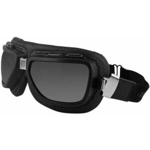 Bobster Pilot Adventure Matte Black/Smoke/Clear Motoros szemüveg kép