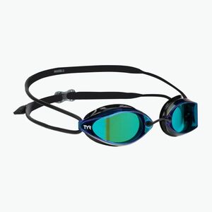 TYR Tracer-X Racing tükrös úszószemüveg fekete és kék LGTRXM_422 kép
