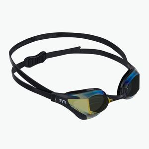 TYR Tracer-X RZR tükrös verseny úszószemüveg fekete/arany LGTRXRZM_751 kép