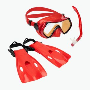 Aqualung Hero Set gyermek snorkel szett piros SV1160675SM kép