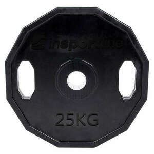 Olimpiai gumírozott súlyzótárcsa inSPORTline Ruberton 25 kg kép