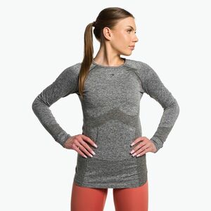 Női hosszú ujjú Gymshark Flex Top női edzőruha szénszürke szürke marl kép