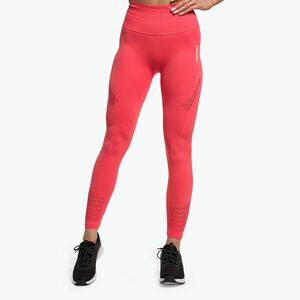 Női edző leggings Gymshark Energy Seamless polka rózsaszín / fehér kép