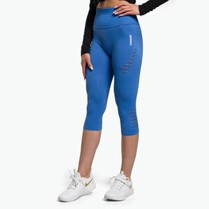 Női edző leggings Gymshark Energy Seamless Crop kék kép