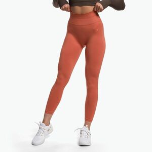 Női edző leggings Gymshark Studio föld narancssárga kép