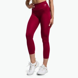 Női Gymshark Training Full Lenght leggings burgundi/fehér kép