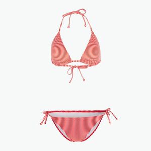 Női kétrészes fürdőruha O'Neill Capri Bondey Bikini piros egyszerű csíkos kép