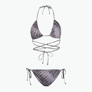 Női kétrészes fürdőruha O'Neill Kat Becca Wow Bikini szürke batikolt szürke színű kép