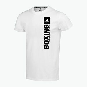 Férfi adidas Boxing póló fehér/fekete kép